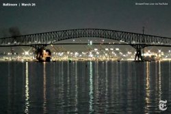 Key Bridge before Meme Template