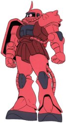 Chad Zaku Meme Template