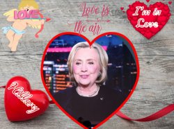 Hillary Heart Throb. Meme Template