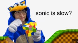 souptimmy sonic is slow Meme Template