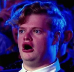 SURPRISED FACE GUY Meme Template