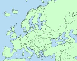 Totally normal map of europe Meme Template