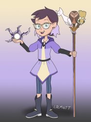 Amity, Luz and Willow fusion Meme Template