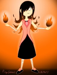Blackflame Princess The Loud House and Adventure Time Meme Template