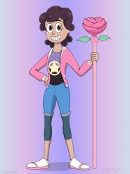 Steven and Luz fusion Meme Template