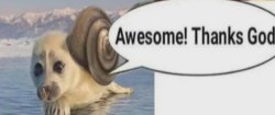 Awesome! Thanks God! Meme Template