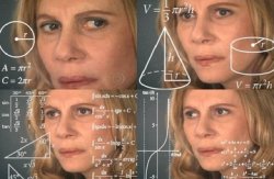 Lady Confused by Math Meme Template