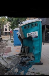 Blown up toilet Meme Template