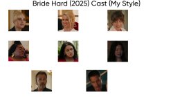 Bride Hard (2025) Cast (My Style) Meme Template