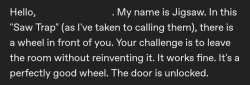 Don't Reinvent the Wheel (Saw Trap) Meme Template