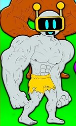 Muscle Bot Meme Template