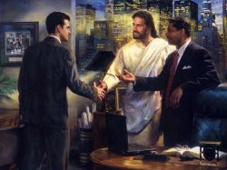 Jesus Business Deal Meme Template
