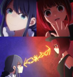 Kana vs Akane Meme Template