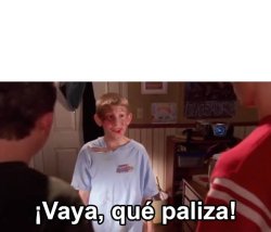 Vaya que paliza Meme Template