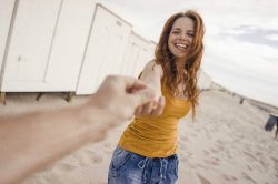woman holding hand Meme Template