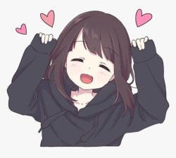Happy Anime Girl Meme Template