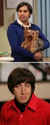 Big Bang Raj and Wolowitz Meme Template