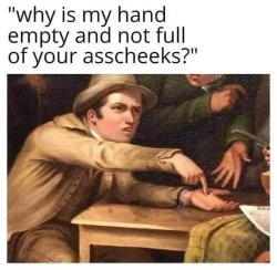 Empty hand Meme Template