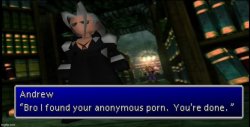 Cloud finds the anonymous porn Meme Template