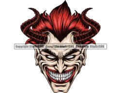 Devil clown Meme Template