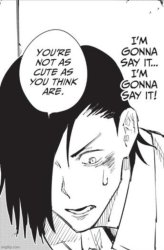 junpei you're not as cute as you think you are Meme Template