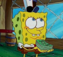 Spongebob money meme Meme Template