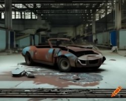 Mazda Miata abandoned Meme Template