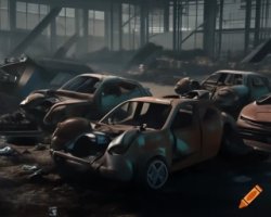 Japanese electric cars abandoned Meme Template