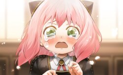 Anya cry Meme Template