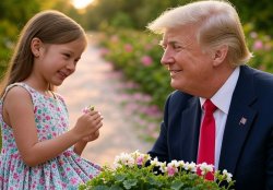 Donald Trump young girl Daddy Epstein Grophenfuhrer Meme Template