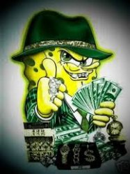 Gangster SpongeBob Meme Template