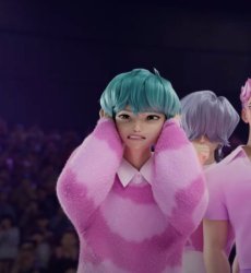 Baby Saja covering his ears Meme Template