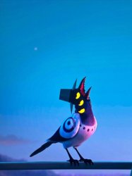 Annoyed Bird Sussie Meme Template