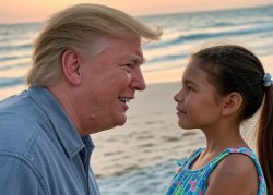 Donald Trump young girl Daddy Epstein Grophenfuhrer Meme Template