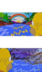 Simpson bad side good side Meme Template