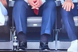 Trump's Swollen Legs Meme Template