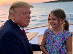 Donald Trump young girl Daddy Epstein Grophenfuhrer, Pedo Meme Template