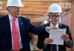 Jerome Powell with Trump Meme Template