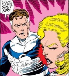 Reeds Richards Slapped Susan Storm Meme Template