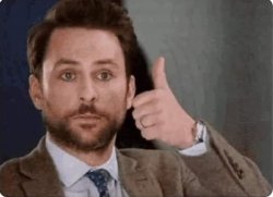 Charlie Day thumbs up Meme Template