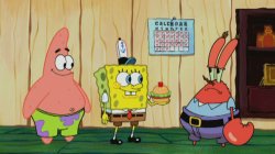 Mr. Krabs loves Uno Kozo Meme Template