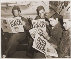 Hitler dead Meme Template