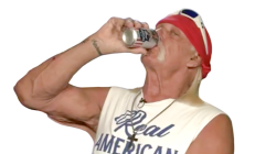 Hulk Hogan - drinking beer Meme Template