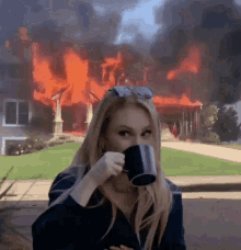 Fire girl Meme Template