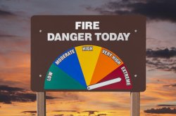 Fire danger extreme Meme Template