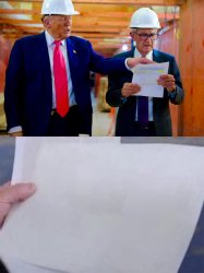 Trump Powell paper Meme Template