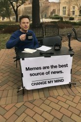 Elon Change My Mind Meme Meme Template
