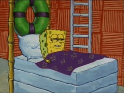 Sleepy spongebob Meme Template