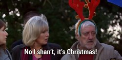 No I shan't it's Christmas Meme Template
