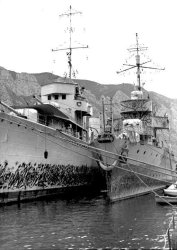 Yugoslavian destroyers Dubrovnik (left, then Italian Premuda), a Meme Template